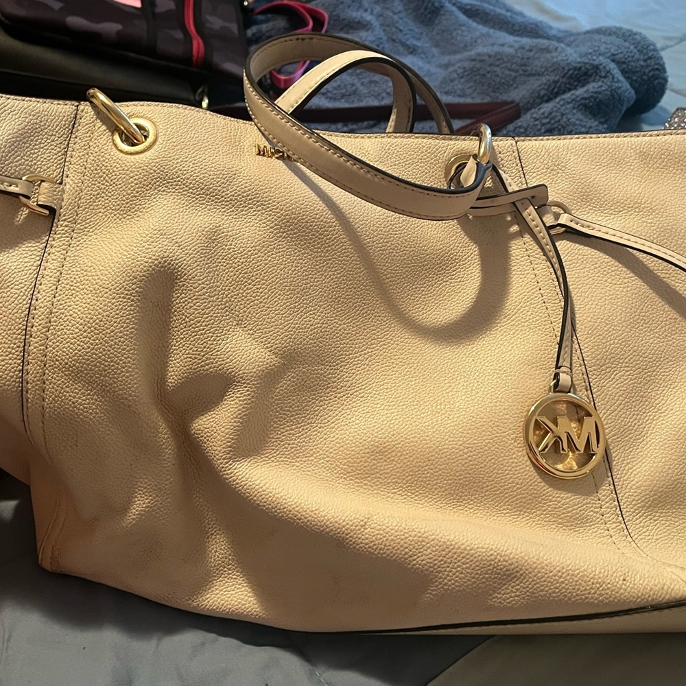 White Michael Kors purse